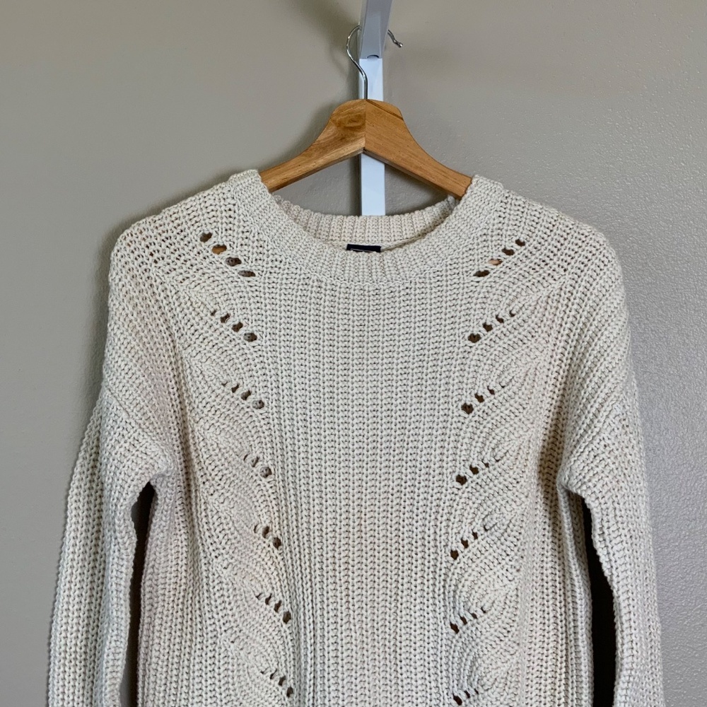 GAP Open Cable Ribbed Knit Sweater - Picture 4 of 16